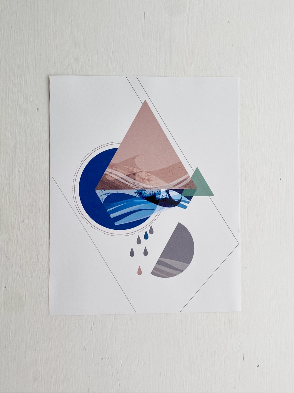 *2 for $12* Contemporary Geometric Art Print